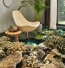 3D Yellow Coral 1199 Floor