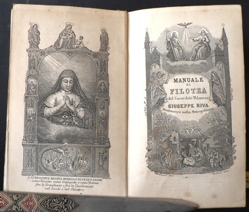 Libro manuale filotea - libro, di