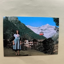 COSTUME DI ALAGNA (VALSESIA) VECCHIA CARTOLINA A COLORI NON VIAGGIATA