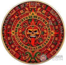 CALENDARIO AZTECO Libertad 1 oz moneta argento Messico 2024