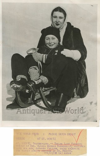 Thelma furness con - thelma, bambino