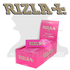 Cartine Rizla Pink Corte Regular - Scatola da 50 Libretti Rosa Originali