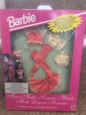 Barbie bambola FANCY FRILLS LINGERIE MATTEL VINTAGE NUOVA CON SCATOLA rara
