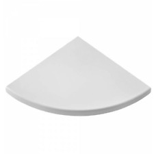 Mensola Angolo Bianca Cm 50X50 spessore 18 mm Bordo Squadrato