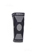 Fascia Tutore Ginocchio Neenca Nera Bianca Tg Xl