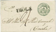 Bolli delle Romagne - Prefilatelica CASTEL SAN PIETRO - IMOLA - CONSELICE 1854