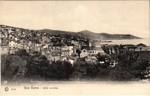 Cpa san remo città vecchia - san,