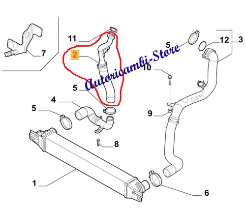 Manicotto intercooler - manicotto,