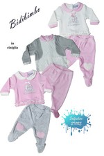 Completo neonata in ciniglia