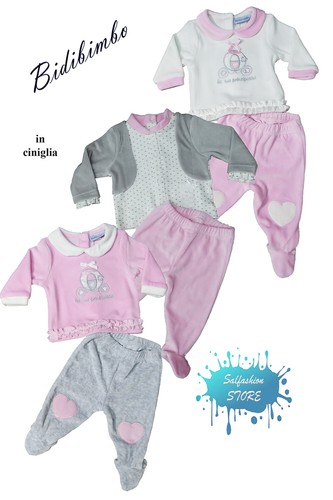 Completo neonata ciniglia - neonata,