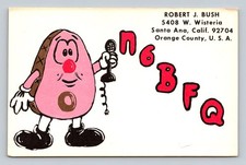 Radioamatore QSL N6BFQ Santa