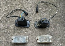 FIAT 850 BERLINA SPECIAL COPPIA FRECCE ANTERIORI BIANCHE DESTRA SINISTRA