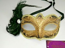 BLACK Feathers Mask of