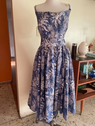 Abito vintage kamehameha blu - abito,