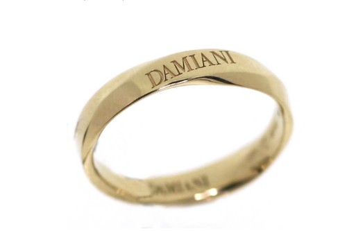 Anello damiani sand - sand, oro