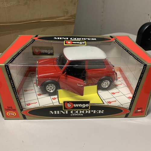 Burago mini cooper - burago, rosso