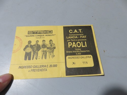 Biglietto concerto stadio - concerto,
