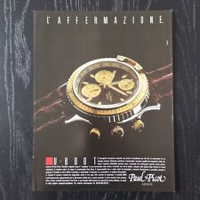 1989 Paul Picot U-Boot - Original AD Pubblicità Vintage