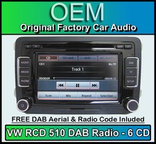 VW Golf MK6 DAB Autoradio, Rcd