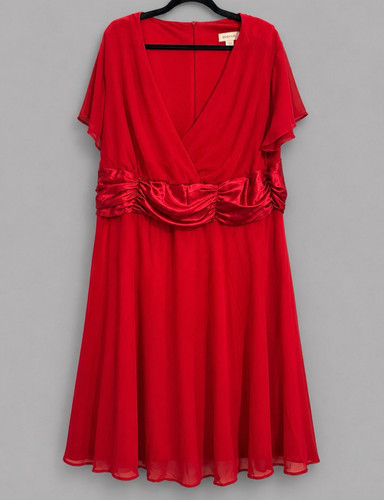 Abito avenue rosso scollo - avenue,