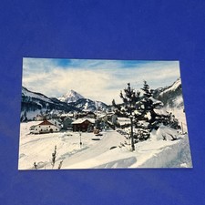 CLAVIERE PANORAMA INVERNALE - A COLORI -- CARTOLINA