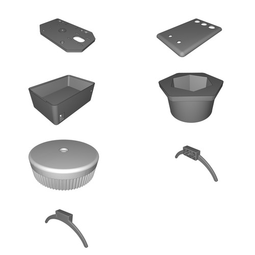 Kit parti slider - parti, fotocamera