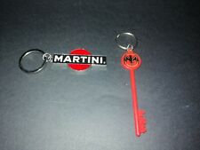 BELLISSIMI PORTACHIAVI MARTINI + BACARDI GADGET DA COLLEZIONE NUOVO VINTAGE