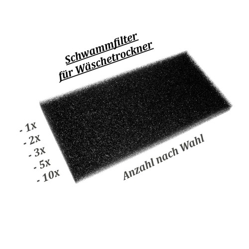 Filtro spugna per asciugatrice