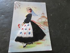 Cartolina Epoca COSTUME REGIONALE ABRUZZO Viaggiata 1966
