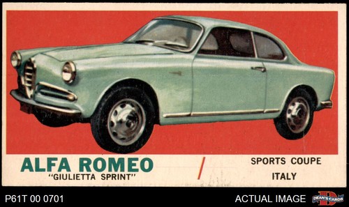 1961 topps sports cars 47 - sports, #47