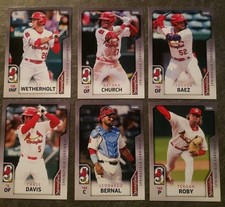 2025 Springfield Cardinals CARTE SINGOLE dal set di carte squadra - SCEGLI IL TUO GIOCATORE