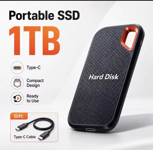 Ssd esterno portatile 1tb - esterno,