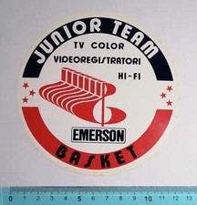 ADESIVO STICKER VINTAGE AUTOCOLLANT EMERSON HI-FI ORIGINAL ANNI'80 