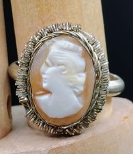 Art. 172 Anello Cameo NOS Handmade Anni 60/70 Donna