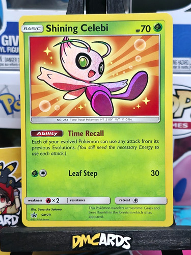 Pokemon shining celebi - shining, sm79