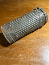 tubo-Contenitore cilindrico tedesco per mascheragas-Campagna Italia 1943-45