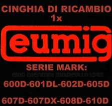 CINGHIA DI RICAMBIO MOTORE 1 PROIETTORE EUMIG MARK 600D,601D,602D,607D,610D,608D