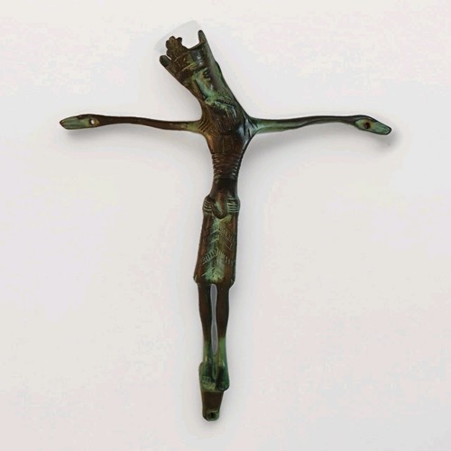 Scultura crocifisso bronzo - scultura,