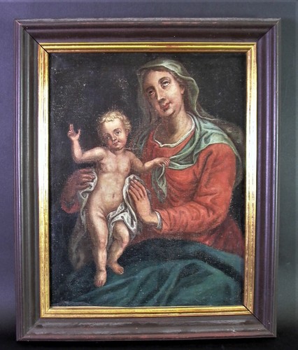 Antico dipinto olio - antico, ad