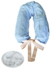 MORBIDOSO Cuscino per Allattamento e Gravidanza 140 cm. con Fibra Cava + Fodera