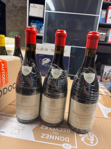 Bouteille vin chassagne - de,