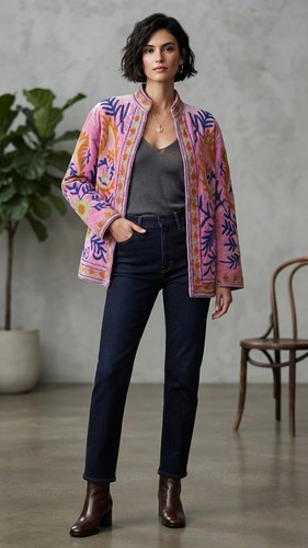 Cappotto donna rosa velluto