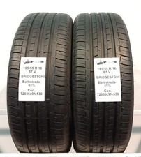 PNEUMATICI USATI PEZZI 2 BRIDGESTONE ECOPIA EP150 195/55 R16 87V ESTIVE
