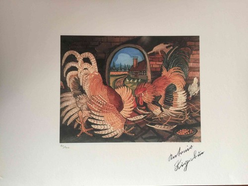 Antonio ligabue litografia - ligabue,