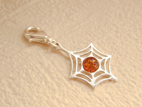 Pendentif charm toile
