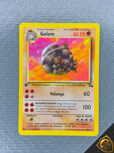 Golem carte pokemon - 36/62,