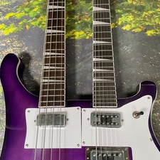 Basso elettrico viola doppio