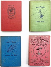1934 MARY POPPINS Set FIRST EDITION 1st PRINTING Children COMES BACK book DISNEY