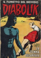 Diabolik  14 prima serie SODIP la donna decapitata ed. Astorina BO12