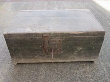 Antico baule legno cassa - baule,